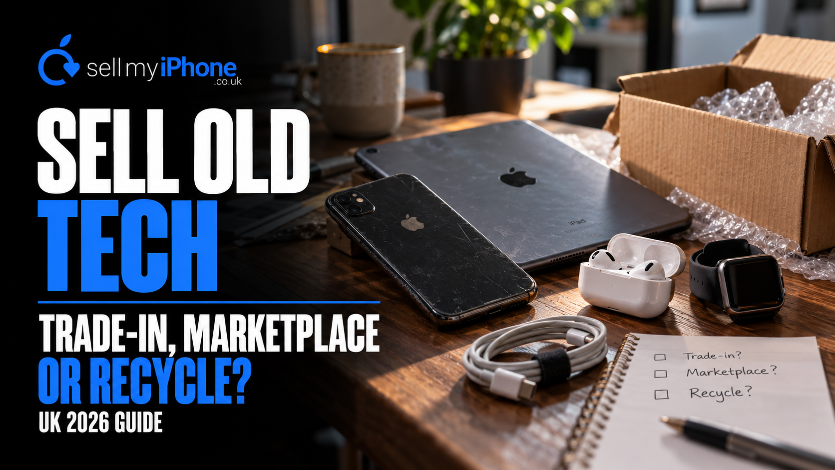 Where to Sell Old Tech in the UK in 2026: Trade-In, Marketplace or Recycle?
