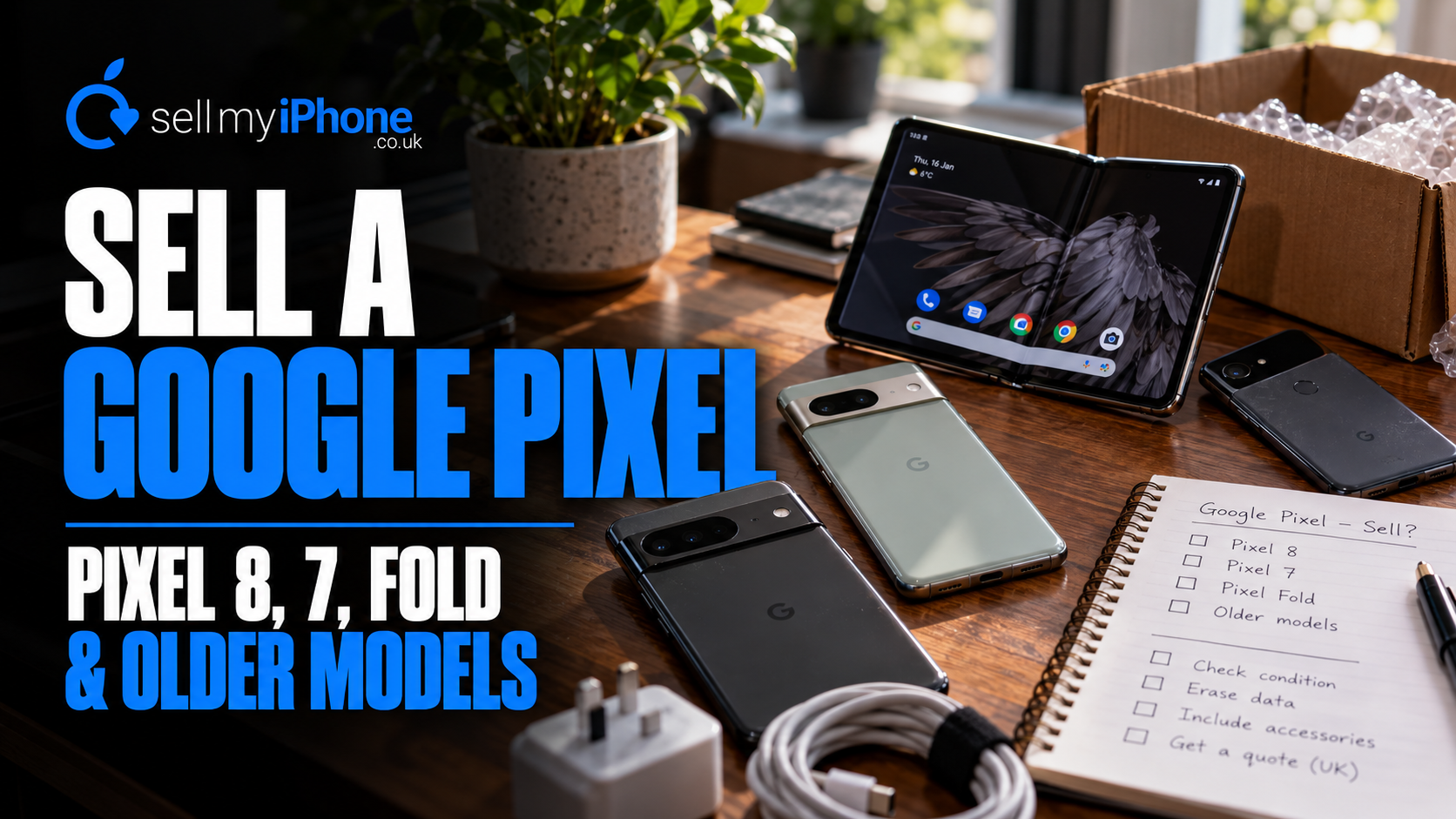 How to Sell a Google Pixel in the UK: Pixel 8, Pixel 7, Pixel Fold & Older Models