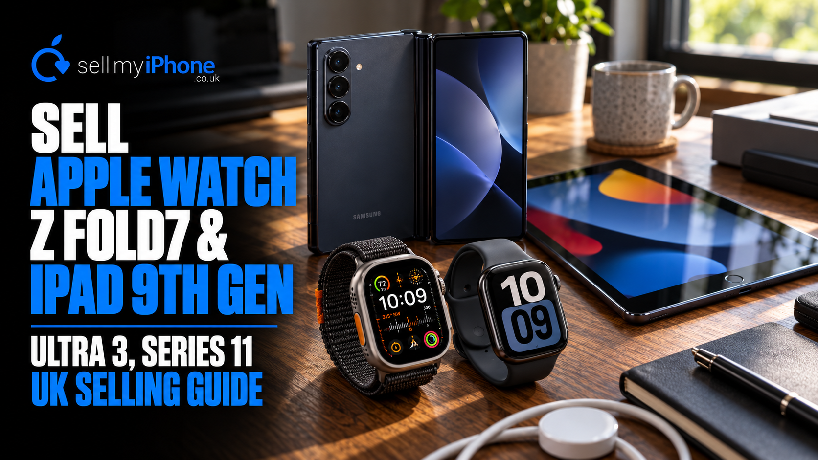 Sell Apple Watch Ultra 3, Series 11, Galaxy Z Fold7 & iPad 9th Gen in the UK
