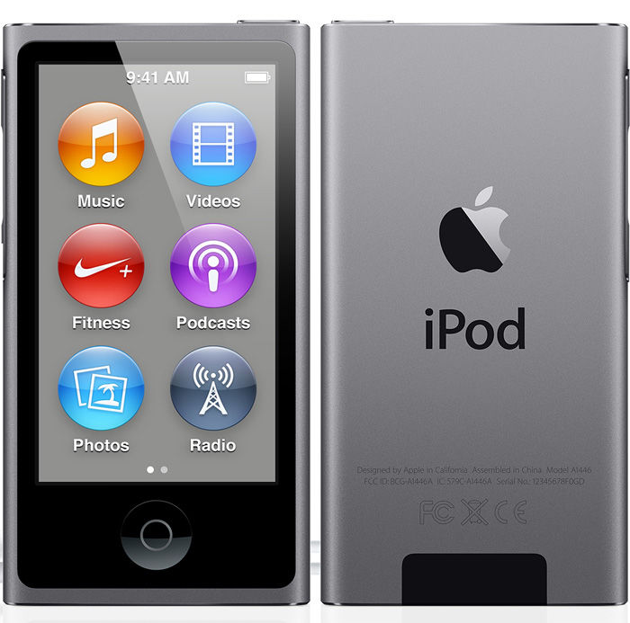 Apple iPod Nano 7th Gen Space Grey